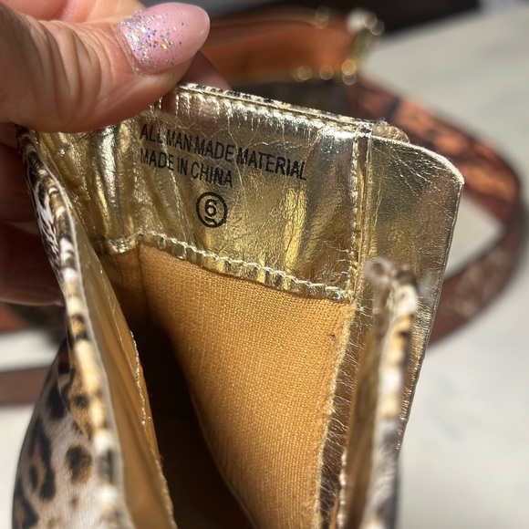 Bumber Platform Boots Tiger Print size 6 - Picture 3 of 6